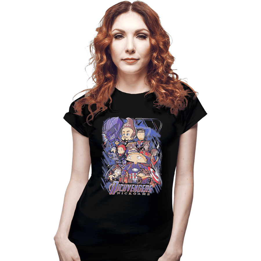 Shirts Fitted Shirts, Woman / Small / Black Nickgame