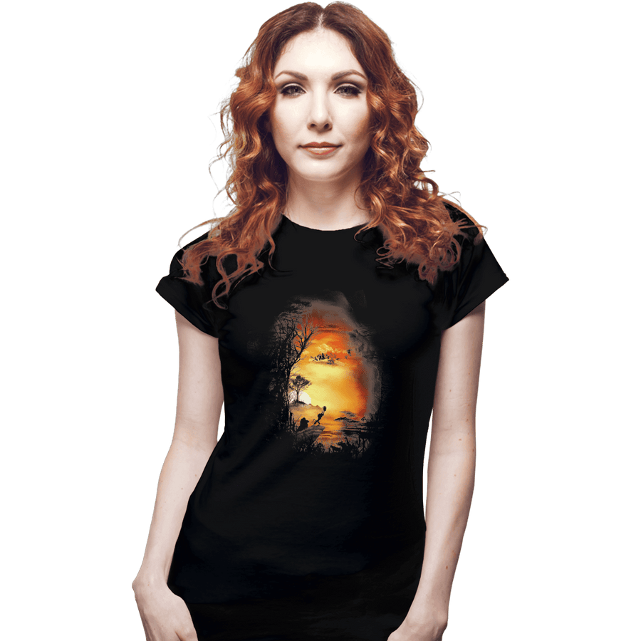 Shirts Fitted Shirts, Woman / Small / Black The Savannah King