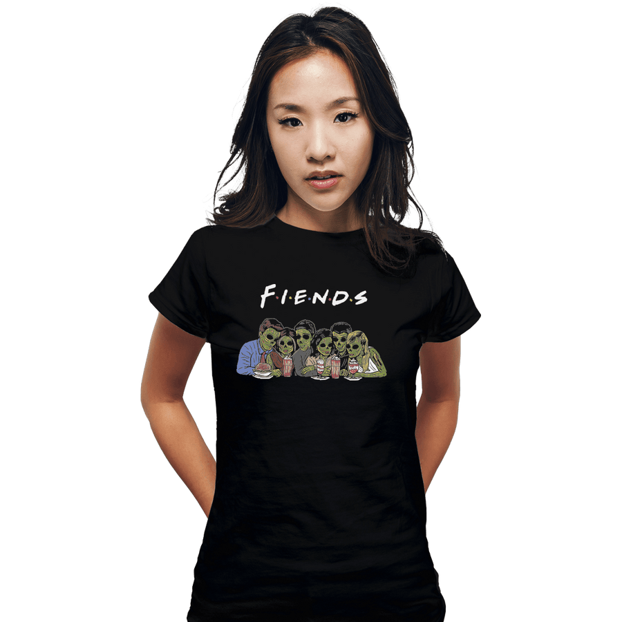 Shirts Fitted Shirts, Woman / Small / Black Fiends