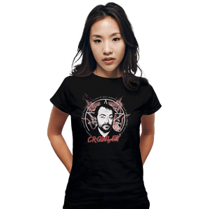 Shirts Fitted Shirts, Woman / Small / Black Supernatural Crowley