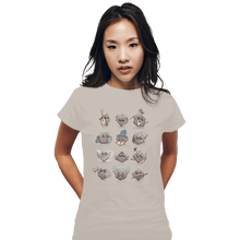Load image into Gallery viewer, Shirts Fitted Shirts, Woman / Small / White Kawaii DnD Classes
