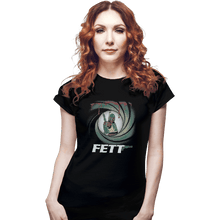 Load image into Gallery viewer, Shirts Fitted Shirts, Woman / Small / Black Agent Fett
