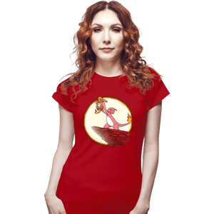 Shirts Fitted Shirts, Woman / Small / Red PokeKing