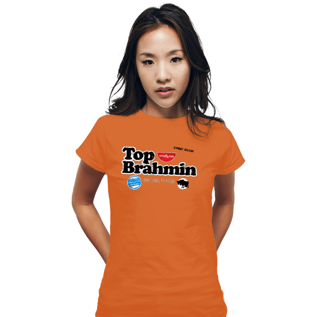 Daily_Deal_Shirts Fitted Shirts, Woman / Small / Orange Top Brahmin