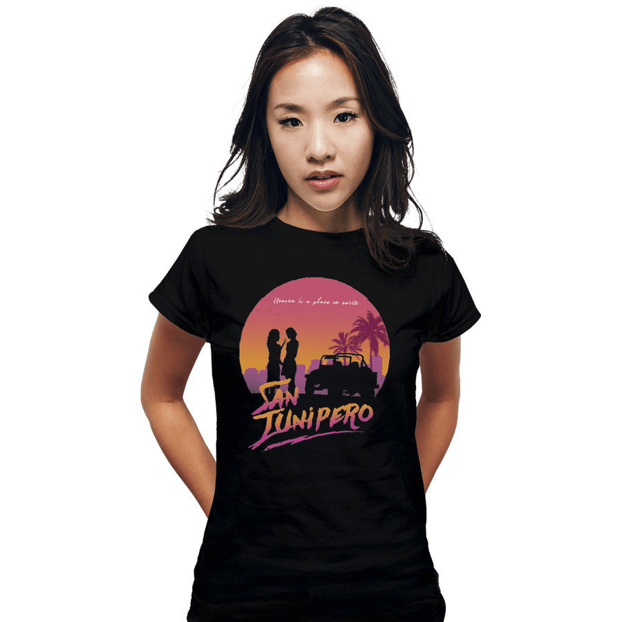 Shirts Fitted Shirts, Woman / Small / Black Heaven is a Place on Earth