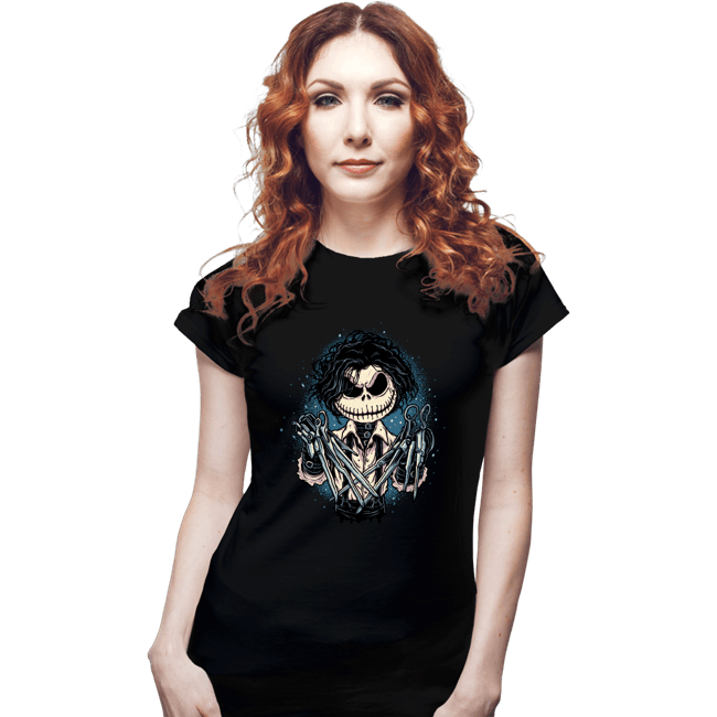 Secret_Shirts Fitted Shirts, Woman / Small / Black Nightmare Scissors
