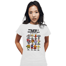 Load image into Gallery viewer, Daily_Deal_Shirts Fitted Shirts, Woman / Small / White Once Upon A Time In Shadaloo
