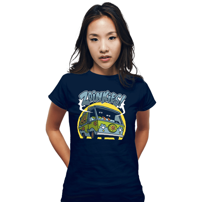 Secret_Shirts Fitted Shirts, Woman / Small / Navy Zoinkies