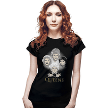 Load image into Gallery viewer, Shirts Fitted Shirts, Woman / Small / Black Golden Queens
