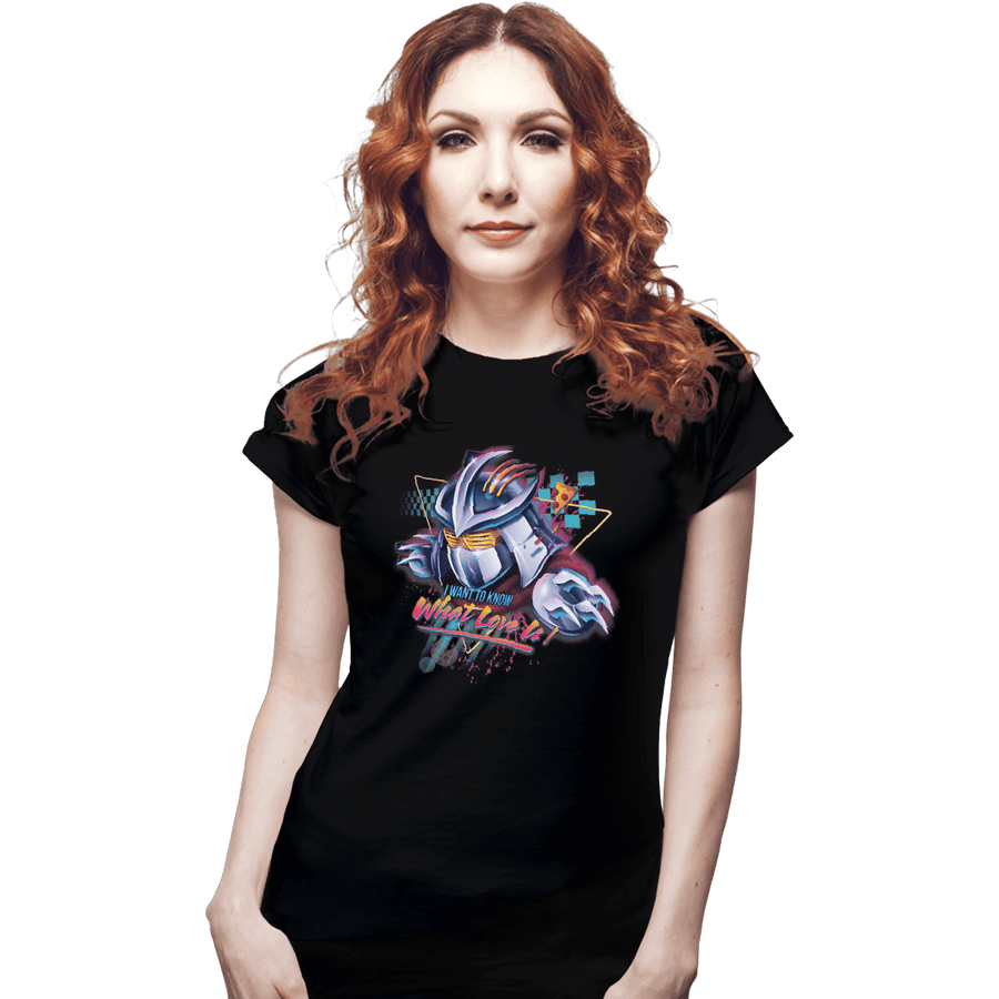 Shirts Fitted Shirts, Woman / Small / Black What Is Love
