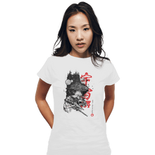 Load image into Gallery viewer, Shirts Fitted Shirts, Woman / Small / White Western Bebop
