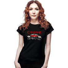 Load image into Gallery viewer, Shirts Fitted Shirts, Woman / Small / Black Legend Of Christine
