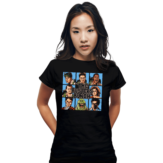 Daily_Deal_Shirts Fitted Shirts, Woman / Small / Black The Busters Bunch
