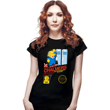 Load image into Gallery viewer, Secret_Shirts Fitted Shirts, Woman / Small / Black Super Chalmers
