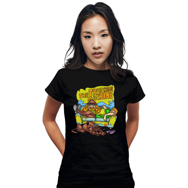 Secret_Shirts Fitted Shirts, Woman / Small / Black True Crime Machine