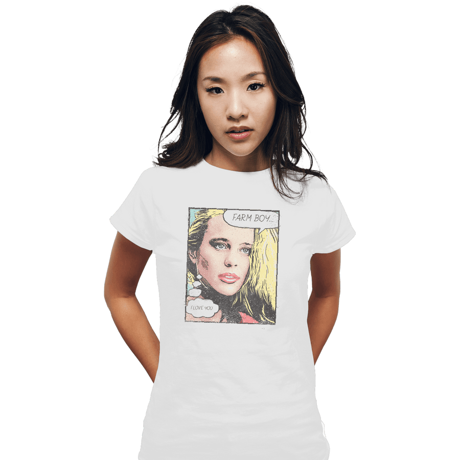 Shirts Fitted Shirts, Woman / Small / White Farm Boy