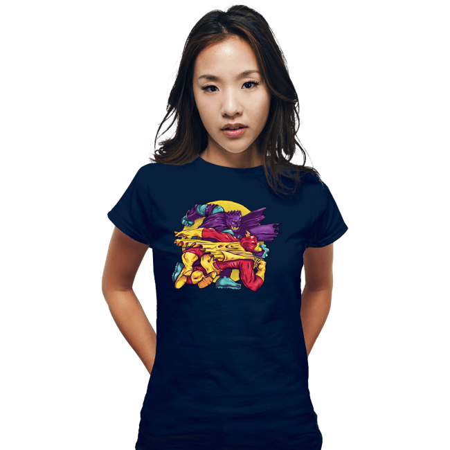 Daily_Deal_Shirts Fitted Shirts, Woman / Small / Navy The Bart Knight