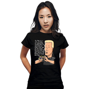 Daily_Deal_Shirts Fitted Shirts, Woman / Small / Black Dang Ol' Life