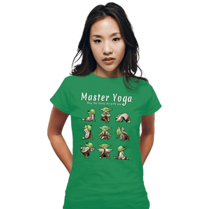 Daily_Deal_Shirts Fitted Shirts, Woman / Small / Irish Green Master Yoga