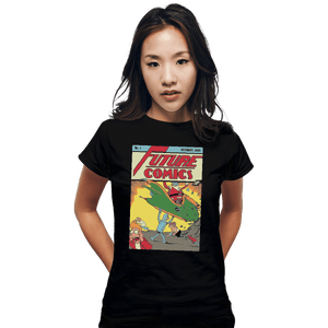 Shirts Fitted Shirts, Woman / Small / Black Future Comics