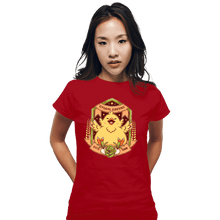 Load image into Gallery viewer, Shirts Fitted Shirts, Woman / Small / Red Fat Chocobo Gysahl
