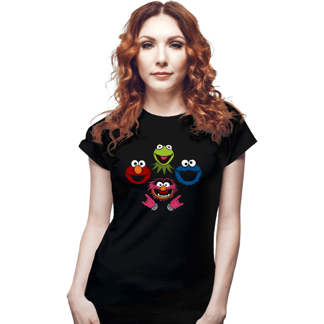 Secret_Shirts Fitted Shirts, Woman / Small / Black Muppets Queen