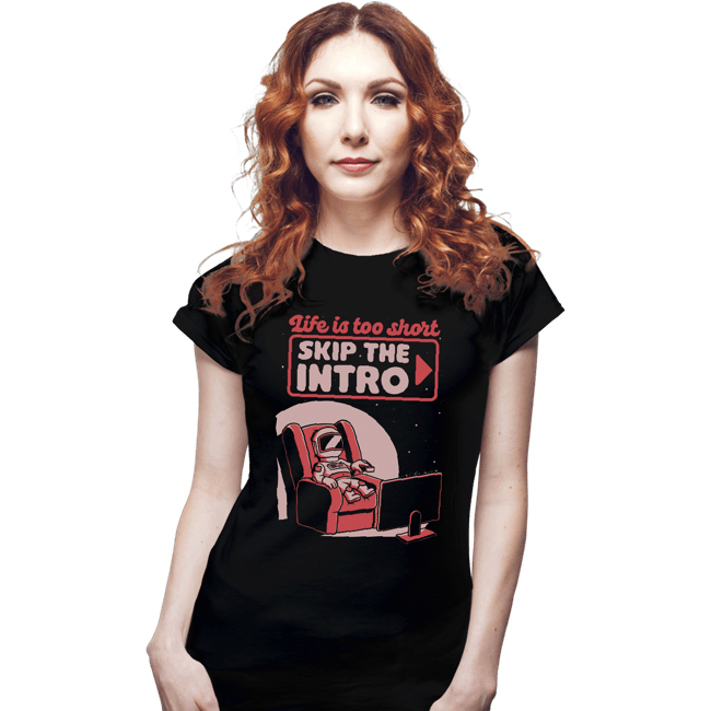 Secret_Shirts Fitted Shirts, Woman / Small / Black Streaming Astronaut