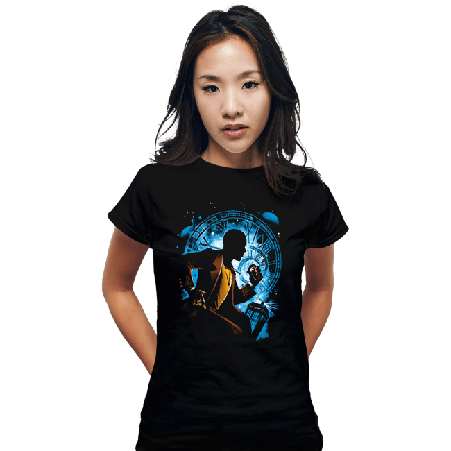 Daily_Deal_Shirts Fitted Shirts, Woman / Small / Black The 15th Doctor