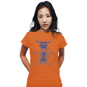 Secret_Shirts Fitted Shirts, Woman / Small / Orange Digimon Evolution