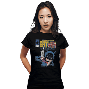 Shirts Fitted Shirts, Woman / Small / Black The Incredible Bat