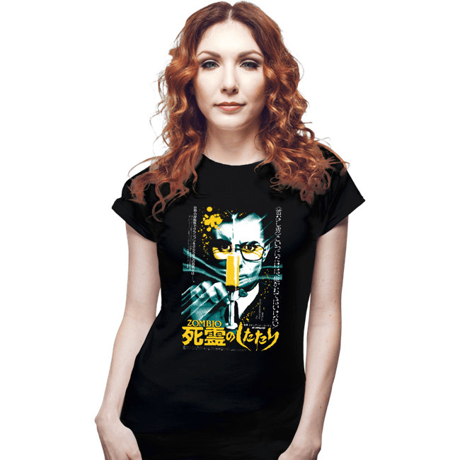 Shirts Fitted Shirts, Woman / Small / Black ZOMBIO