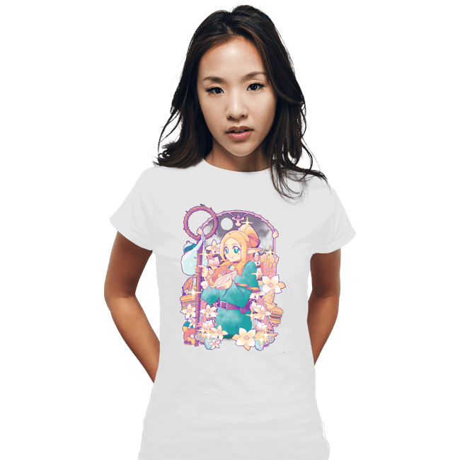 Daily_Deal_Shirts Fitted Shirts, Woman / Small / White Feastin'