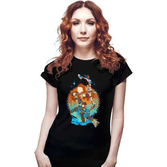 Shirts Fitted Shirts, Woman / Small / Black Savior From Another World Aloy