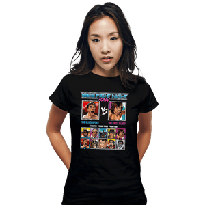Daily_Deal_Shirts Fitted Shirts, Woman / Small / Black 1988 Fight Night Raw