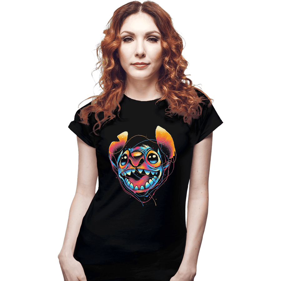 Shirts Fitted Shirts, Woman / Small / Black Colorful Friend