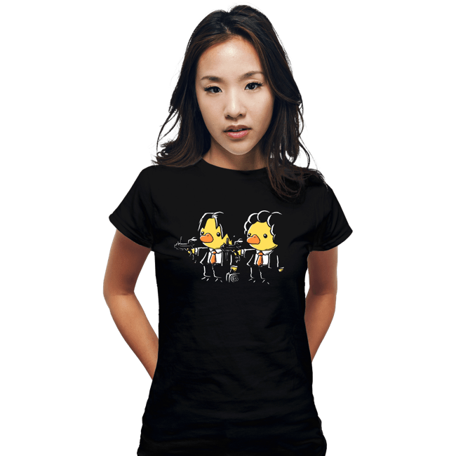 Secret_Shirts Fitted Shirts, Woman / Small / Black Duck Fiction
