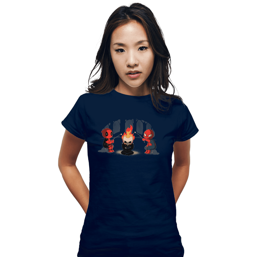 Shirts Fitted Shirts, Woman / Small / Navy Heroes Camp