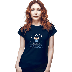 Shirts Fitted Shirts, Woman / Small / Navy The Legend Of Sokka