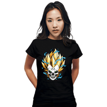 Load image into Gallery viewer, Daily_Deal_Shirts Fitted Shirts, Woman / Small / Black Majin Skeletron
