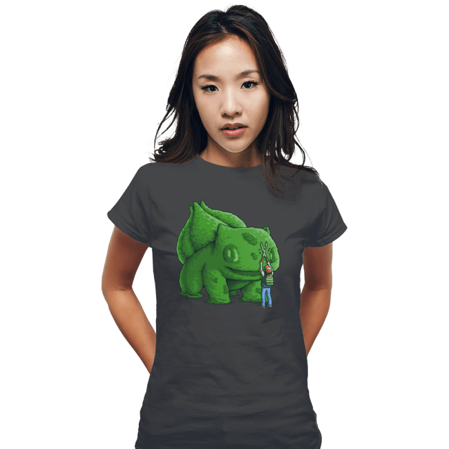 Shirts Fitted Shirts, Woman / Small / Charcoal Plant Type Monster