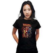 Load image into Gallery viewer, Secret_Shirts Fitted Shirts, Woman / Small / Black Back To The Upside Down
