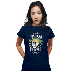 Shirts Fitted Shirts, Woman / Small / Navy Time Hero Forever