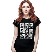 Load image into Gallery viewer, Daily_Deal_Shirts Fitted Shirts, Woman / Small / Black Villain Prison
