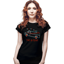 Load image into Gallery viewer, Shirts Fitted Shirts, Woman / Small / Black B-Team Van
