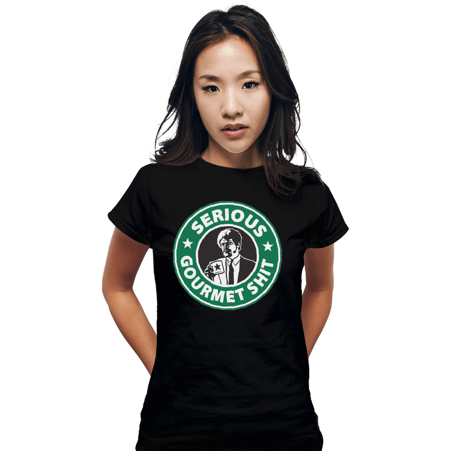 Shirts Fitted Shirts, Woman / Small / Black Serious Gourmet Coffee