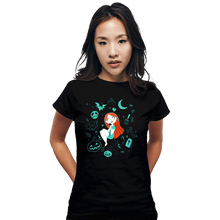 Load image into Gallery viewer, Daily_Deal_Shirts Fitted Shirts, Woman / Small / Black Ragdoll In Love
