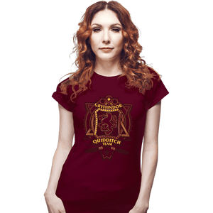 Shirts Fitted Shirts, Woman / Small / Maroon Quidditch Team