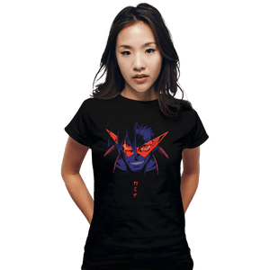 Daily_Deal_Shirts Fitted Shirts, Woman / Small / Black Dai- Gurren Kamina