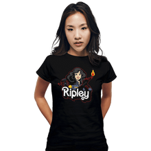 Load image into Gallery viewer, Shirts Fitted Shirts, Woman / Small / Black Ripley
