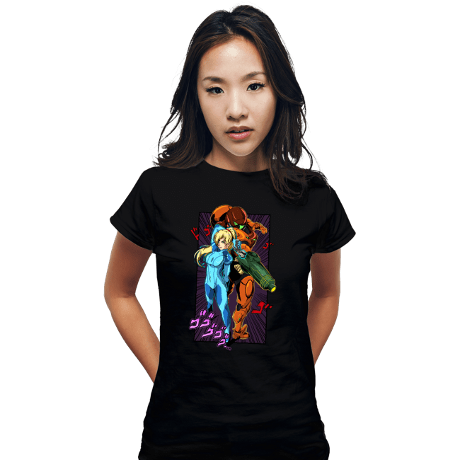 Secret_Shirts Fitted Shirts, Woman / Small / Black JoJo Samus